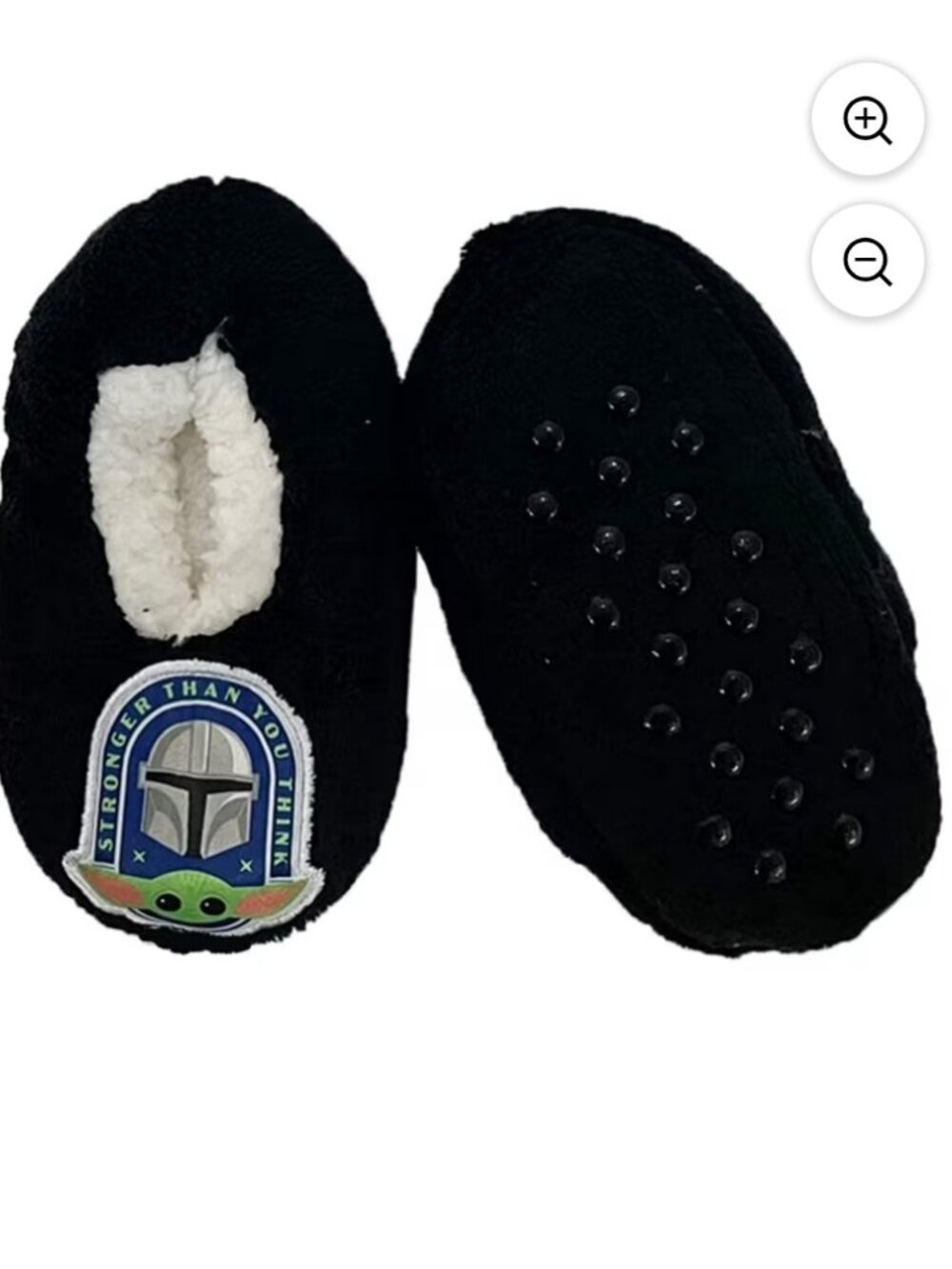 MANDALORIAN SNUGGLE TOES STAR WARS SLIP ON SLIPPERS SIZE 7 TO 10-UNISEX